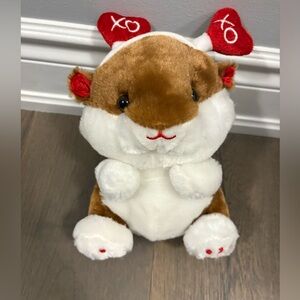 Valentine’s Day squirrel plush toy 9” new with tags